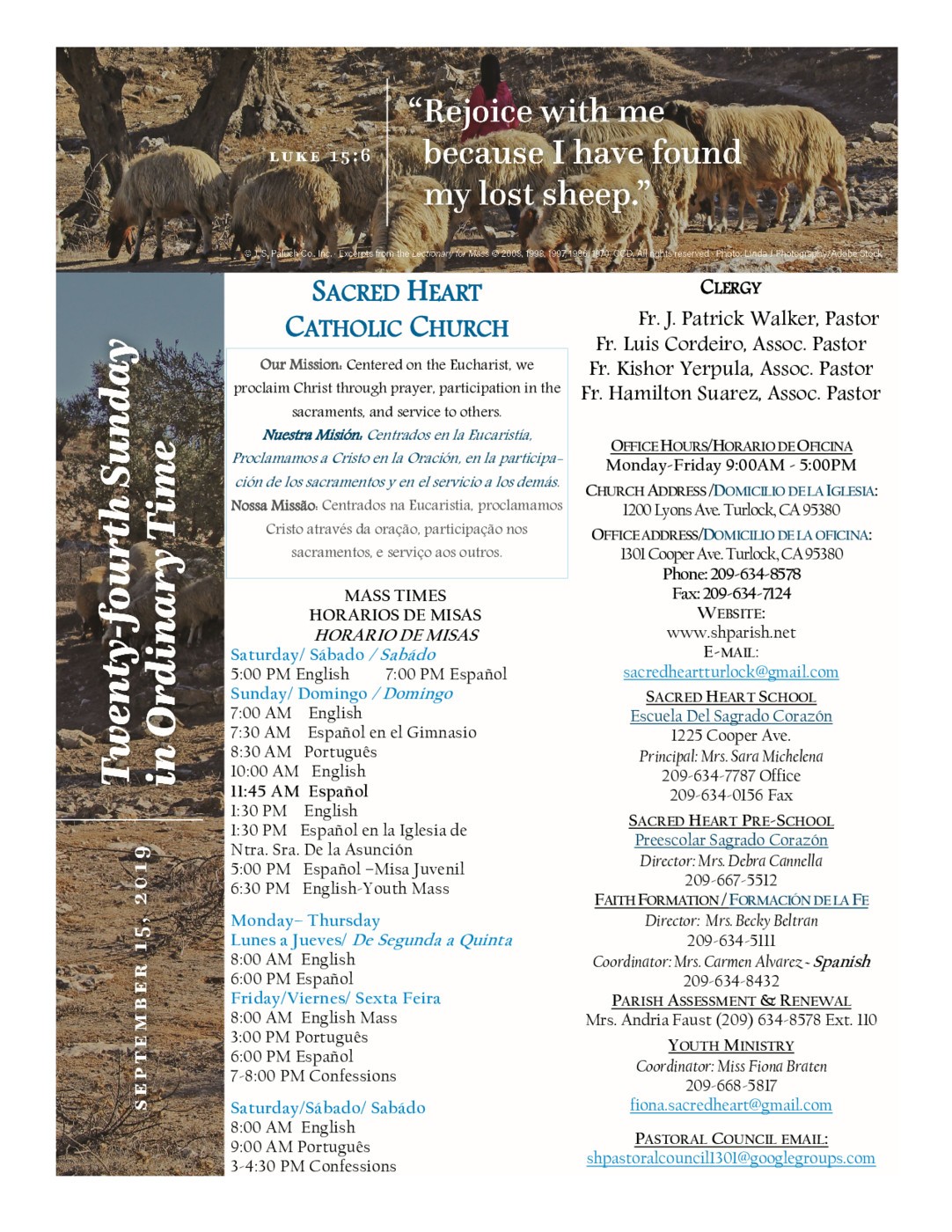 Sacred Heart Catholic Church Turlock, California