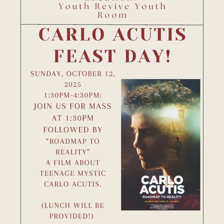 Carlo Acutis English 2025