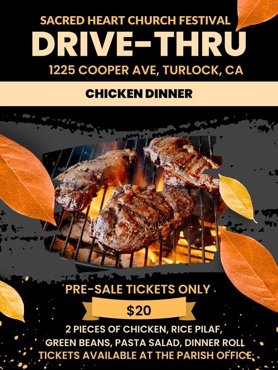 Black And Yellow Modern Bbq Party Poster Design