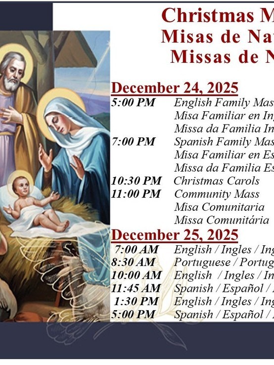 Christmas Schedule 2025